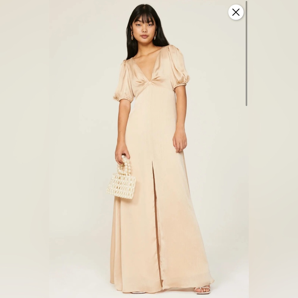 Sachin + Babi Alli Puff Sleeve Gown
